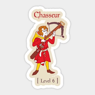 Medieval hunter level 6 Sticker